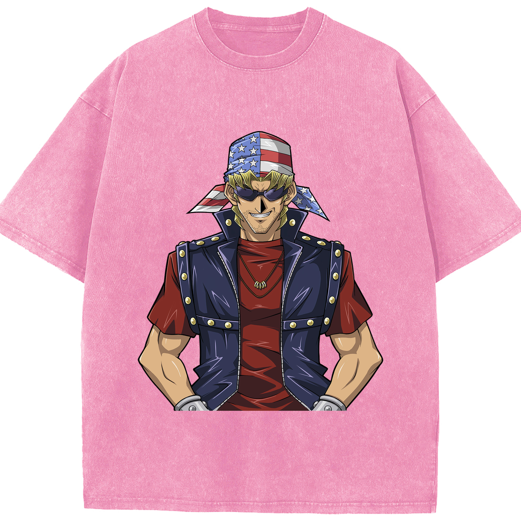 （画像用） 遊☆戯☆王 Yu-Gi-Oh! 綿100% ヴィンテージ風 半袖Tシャツ（フロントプリント）